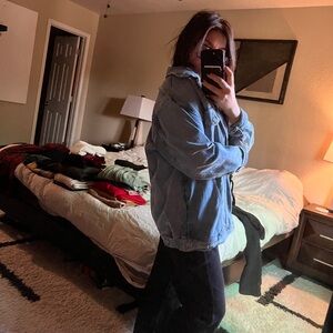 Lucky Brand Blue Denim Jacket Size L